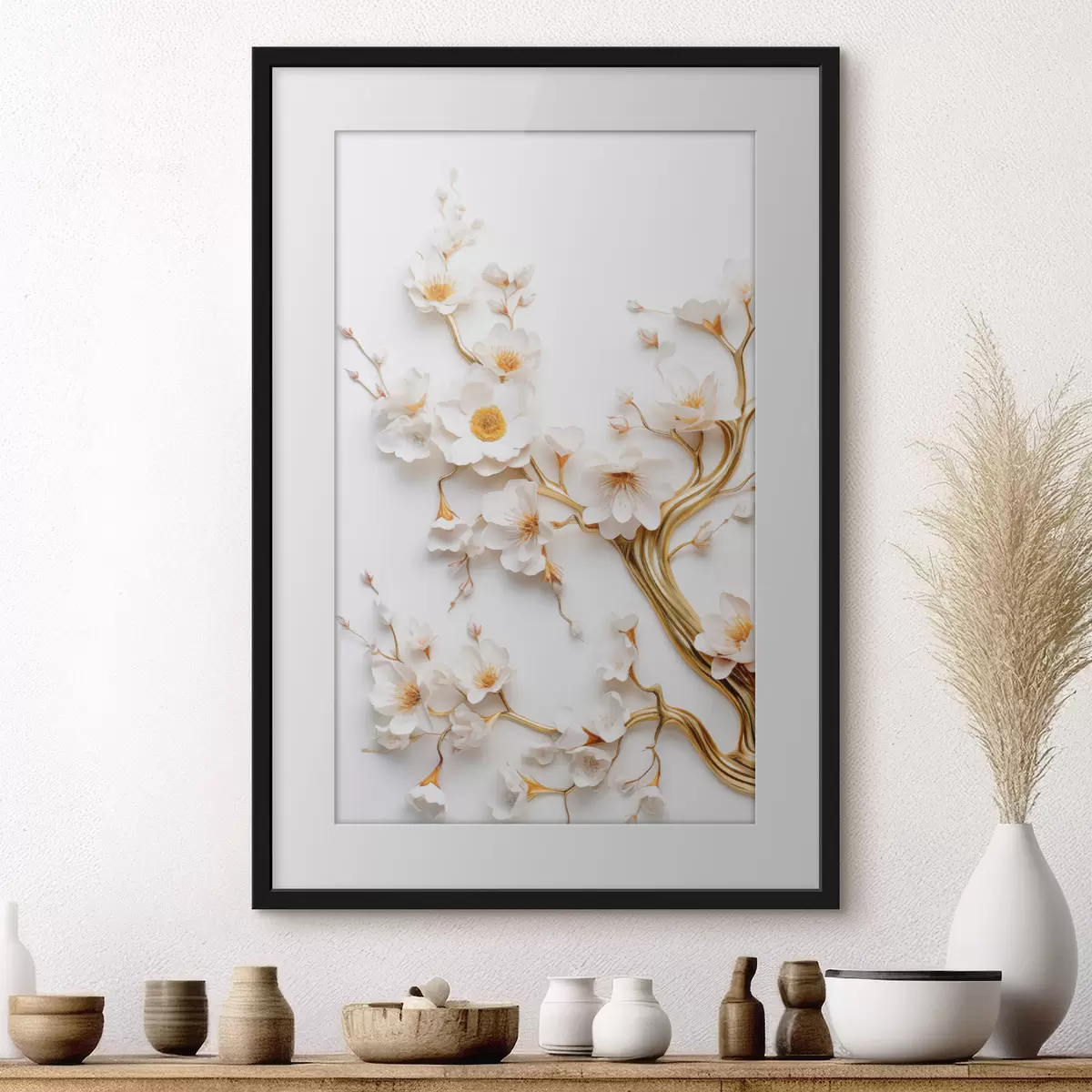 Affiche Branche fleurie f50032