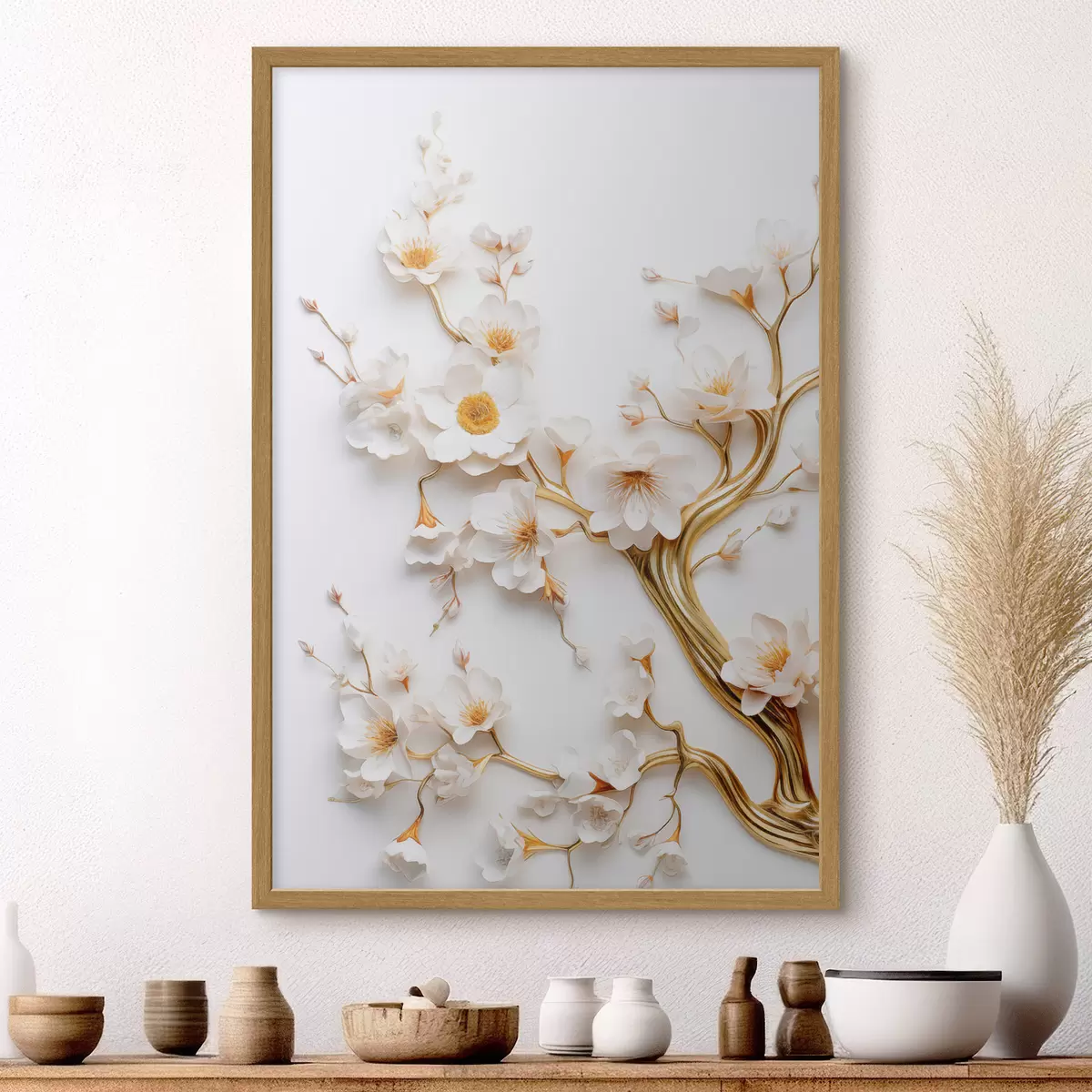 Affiche Branche fleurie f50032