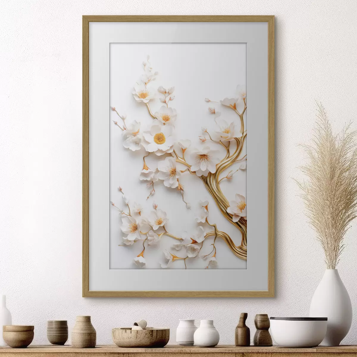 Affiche Branche fleurie f50032