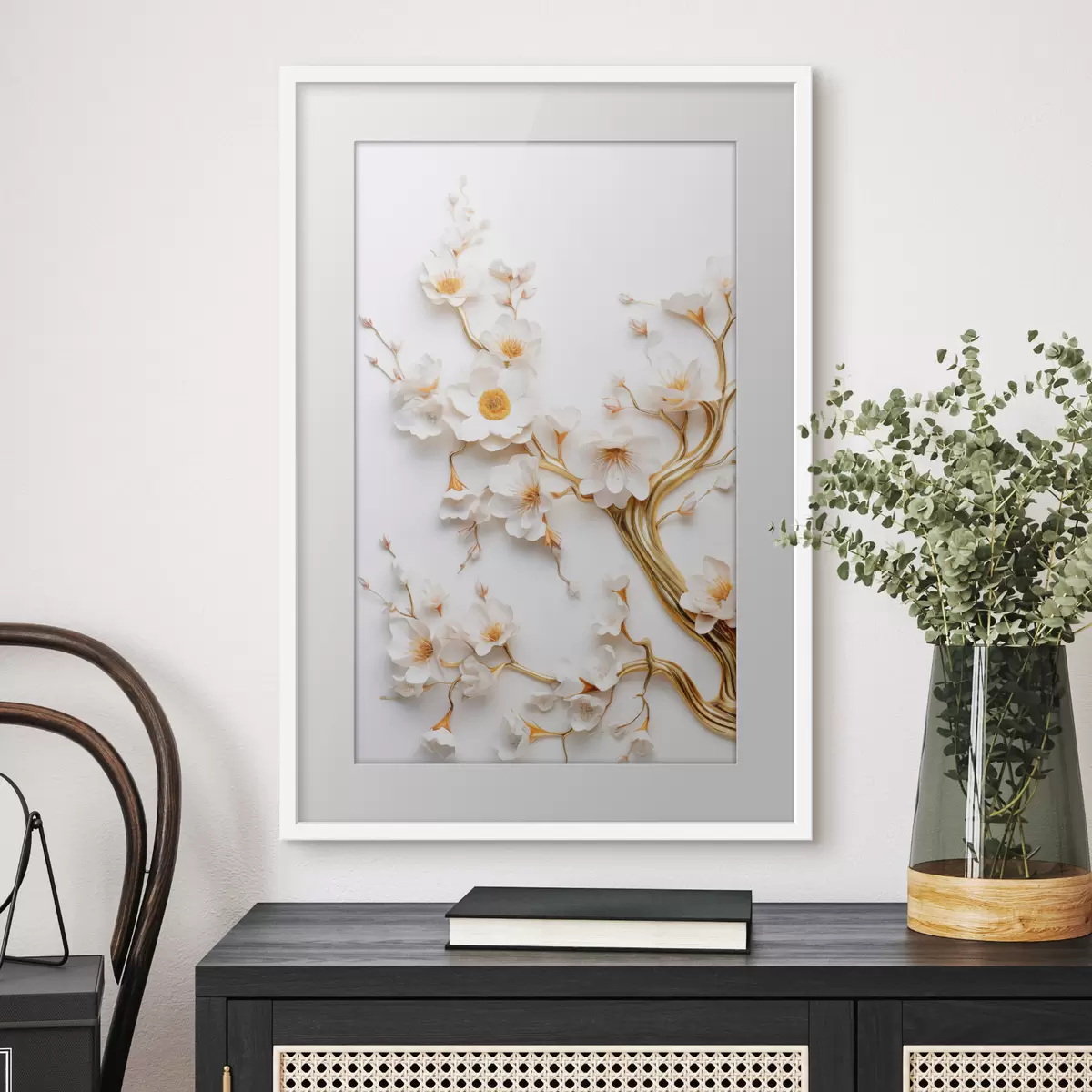 Affiche Branche fleurie f50032