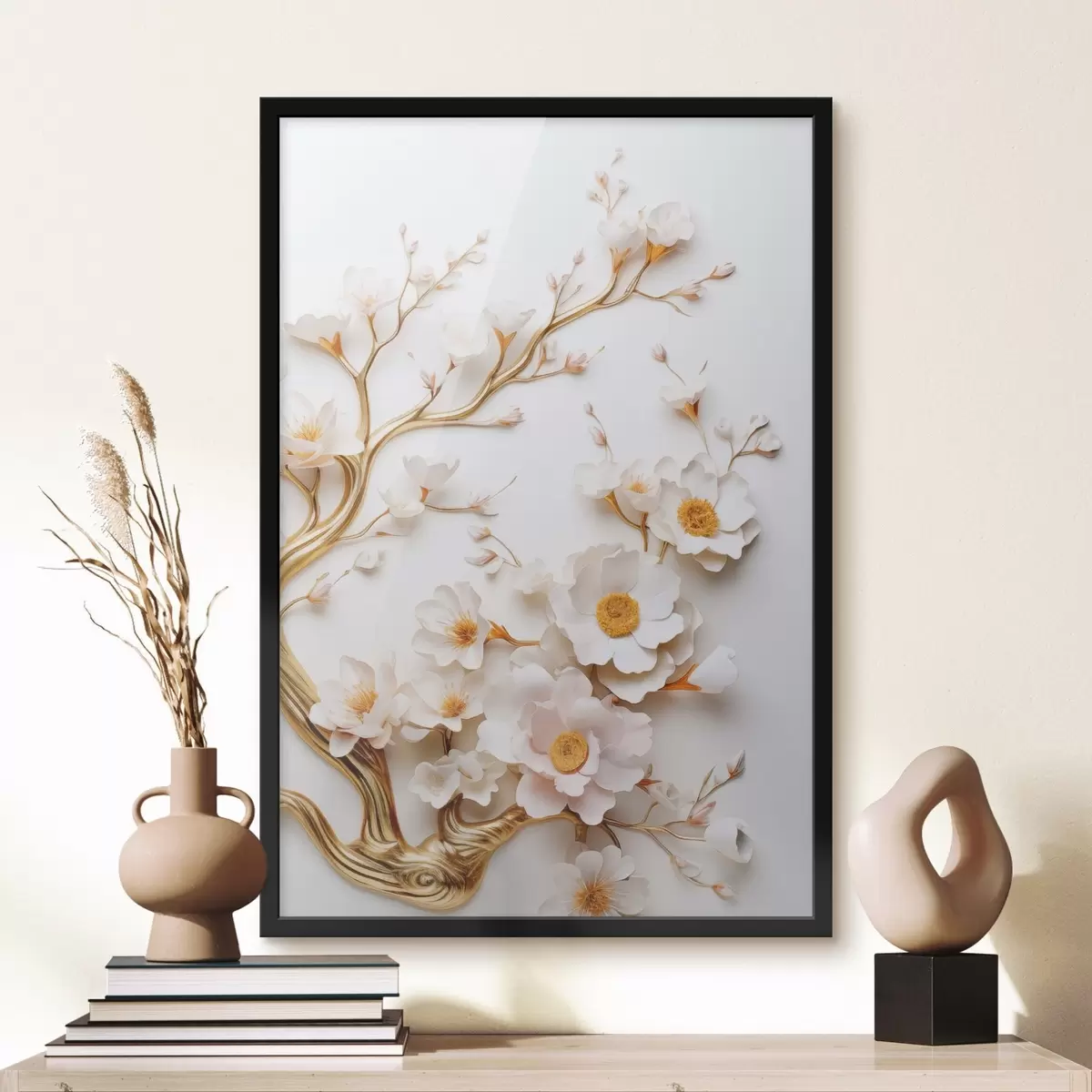 Affiche Magnolias blancs f50033