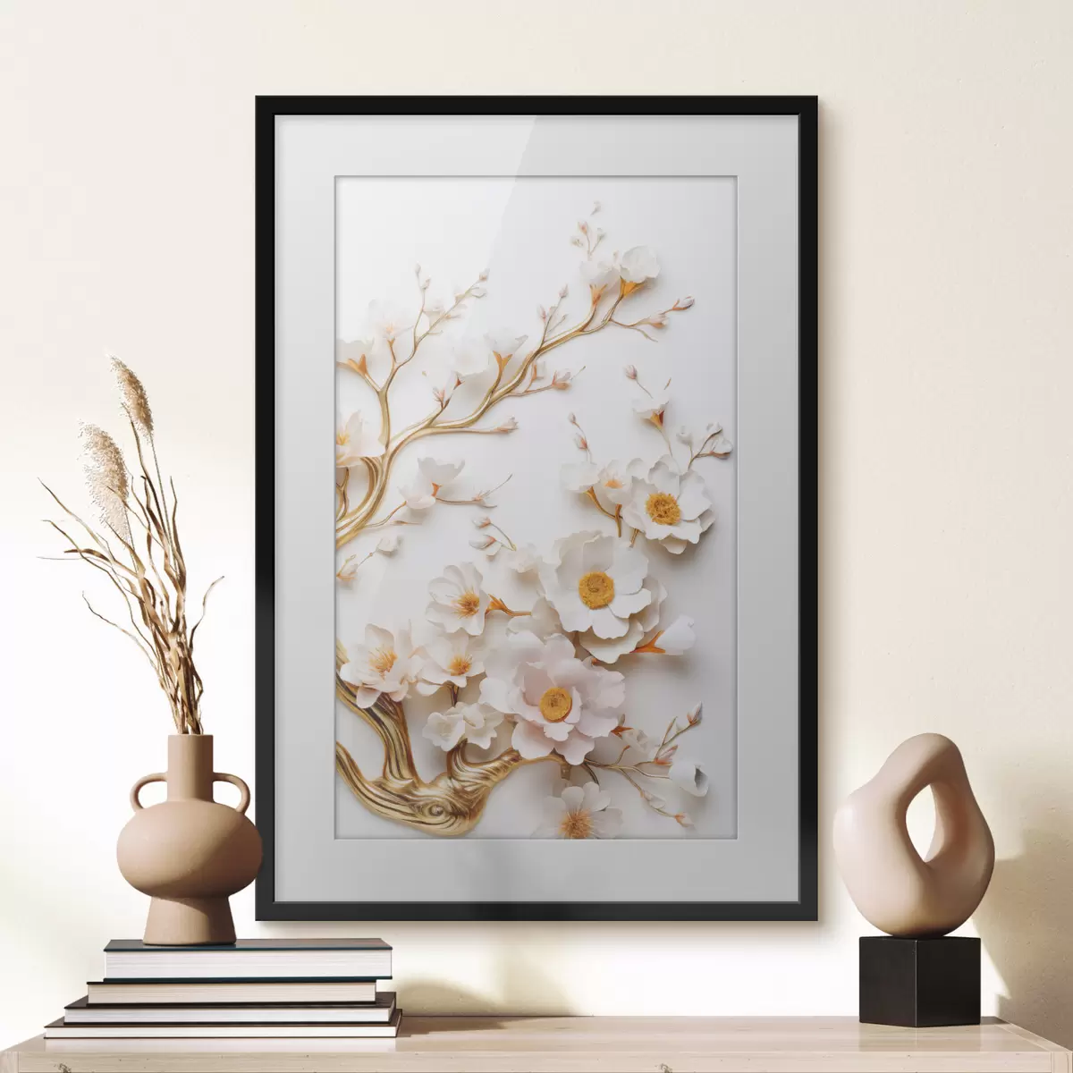 Affiche Magnolias blancs f50033