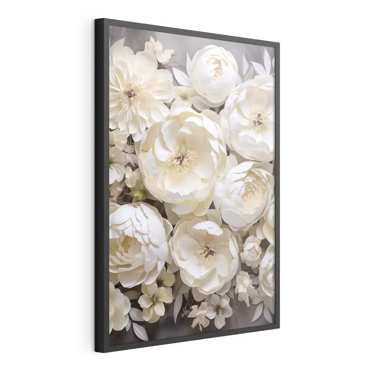Affiche Pivoines blanches f50034