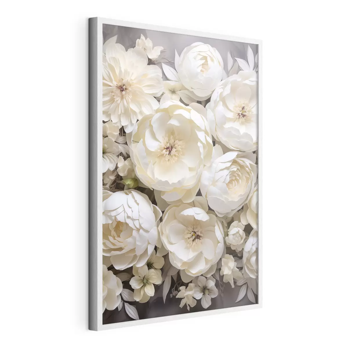 Affiche Pivoines blanches f50034