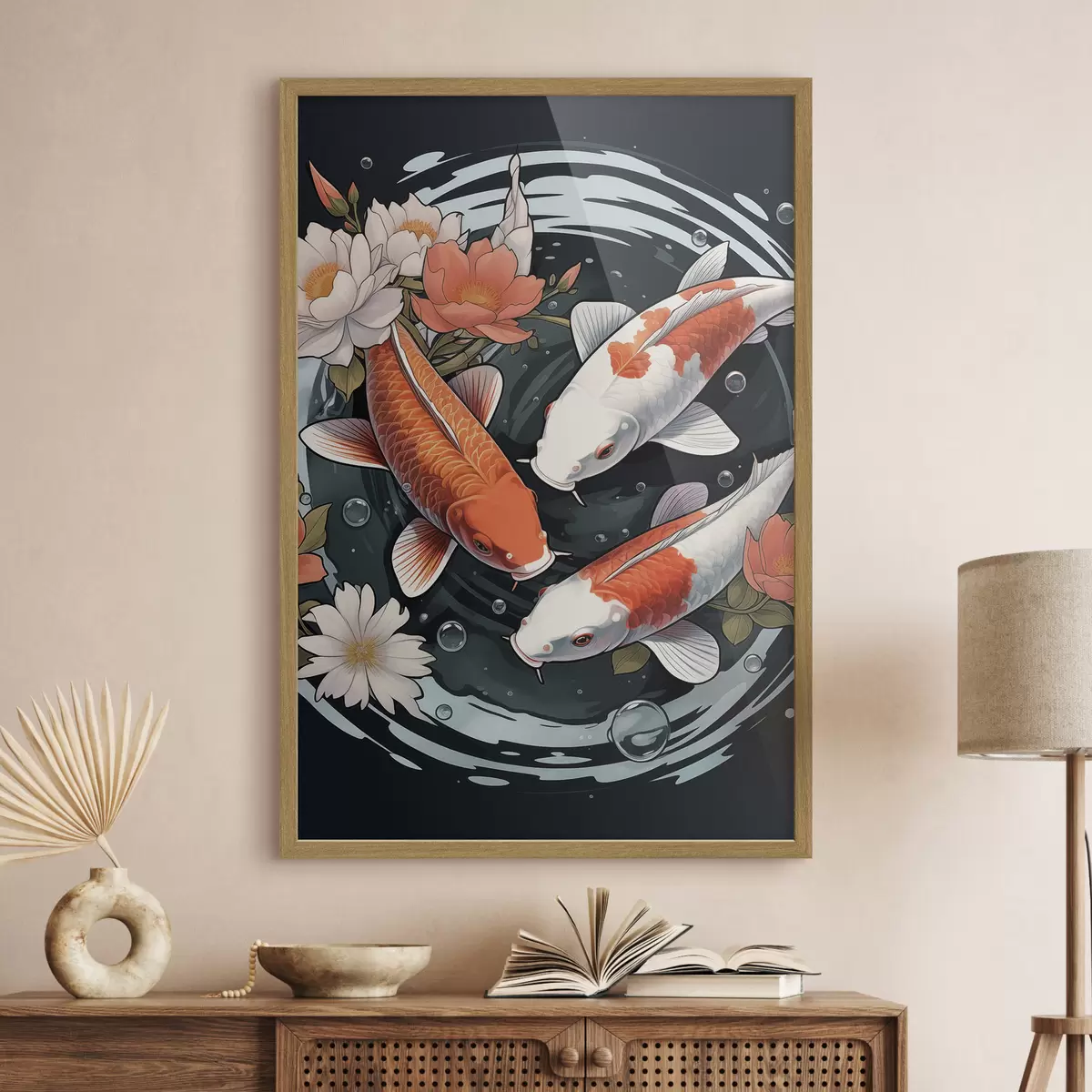 Affiche Carpe koï f50035