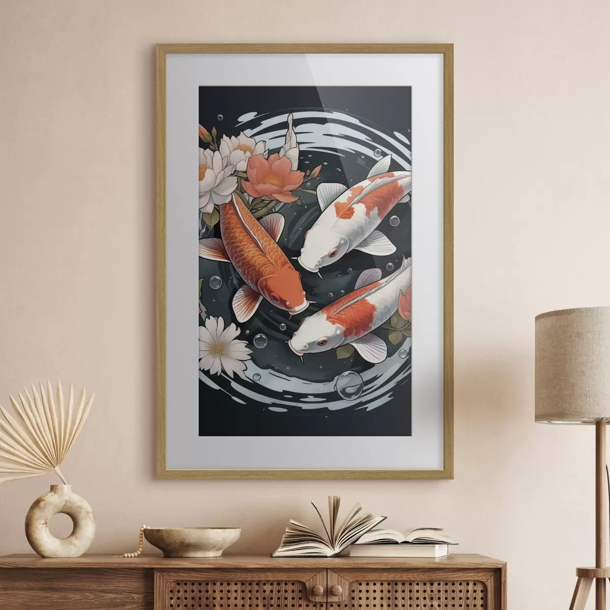 Affiche Carpe koï f50035