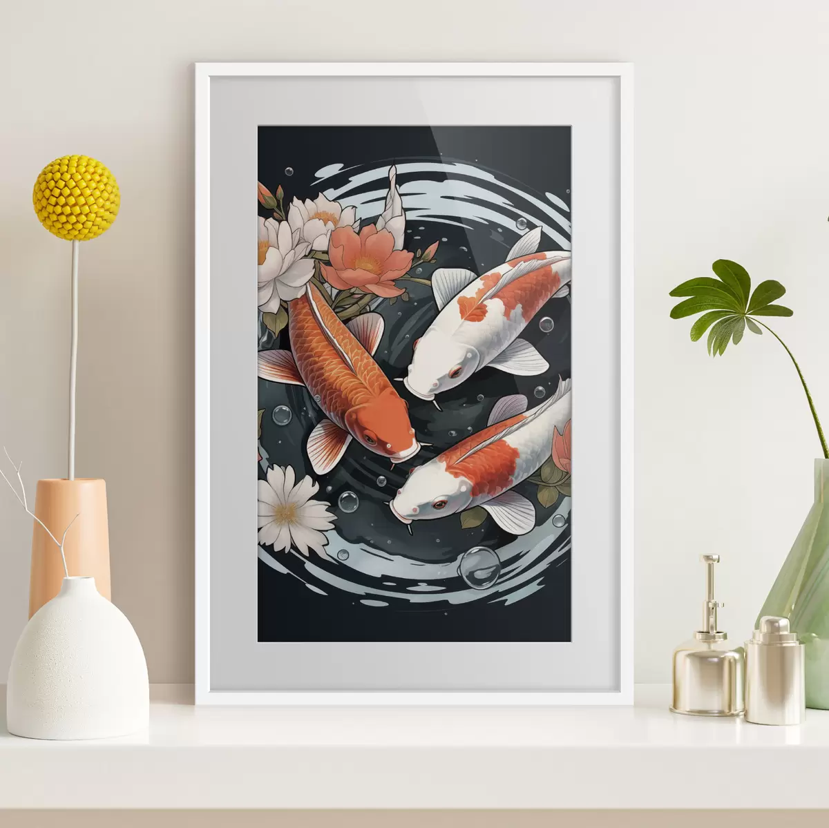 Affiche Carpe koï f50035