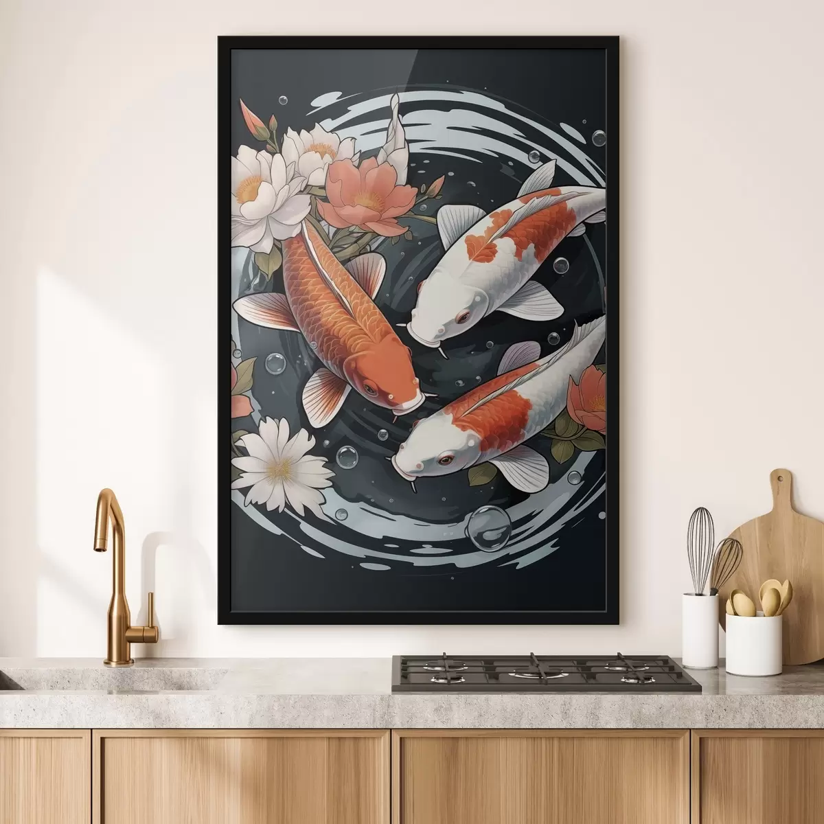 Affiche Carpe koï f50035