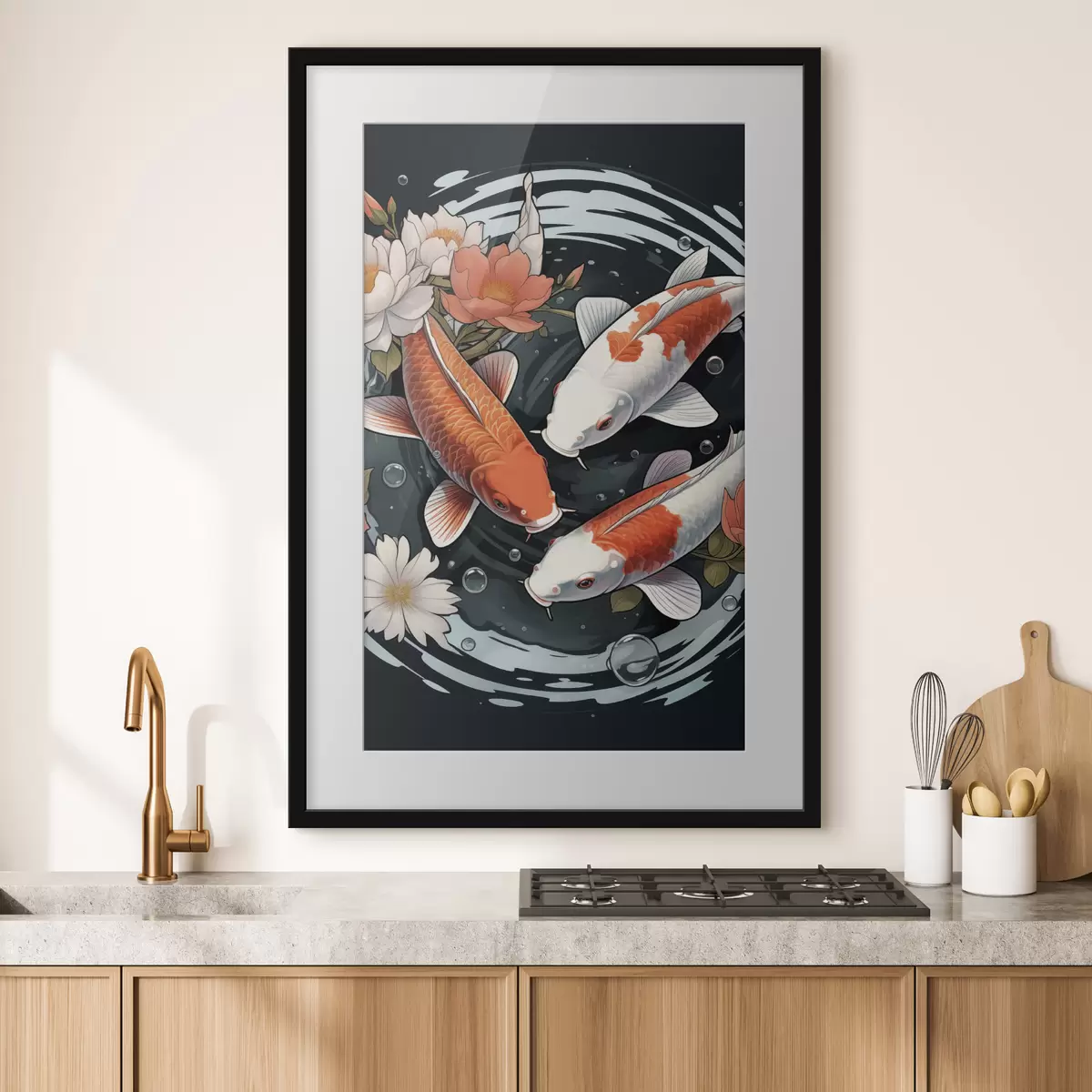 Affiche Carpe koï f50035