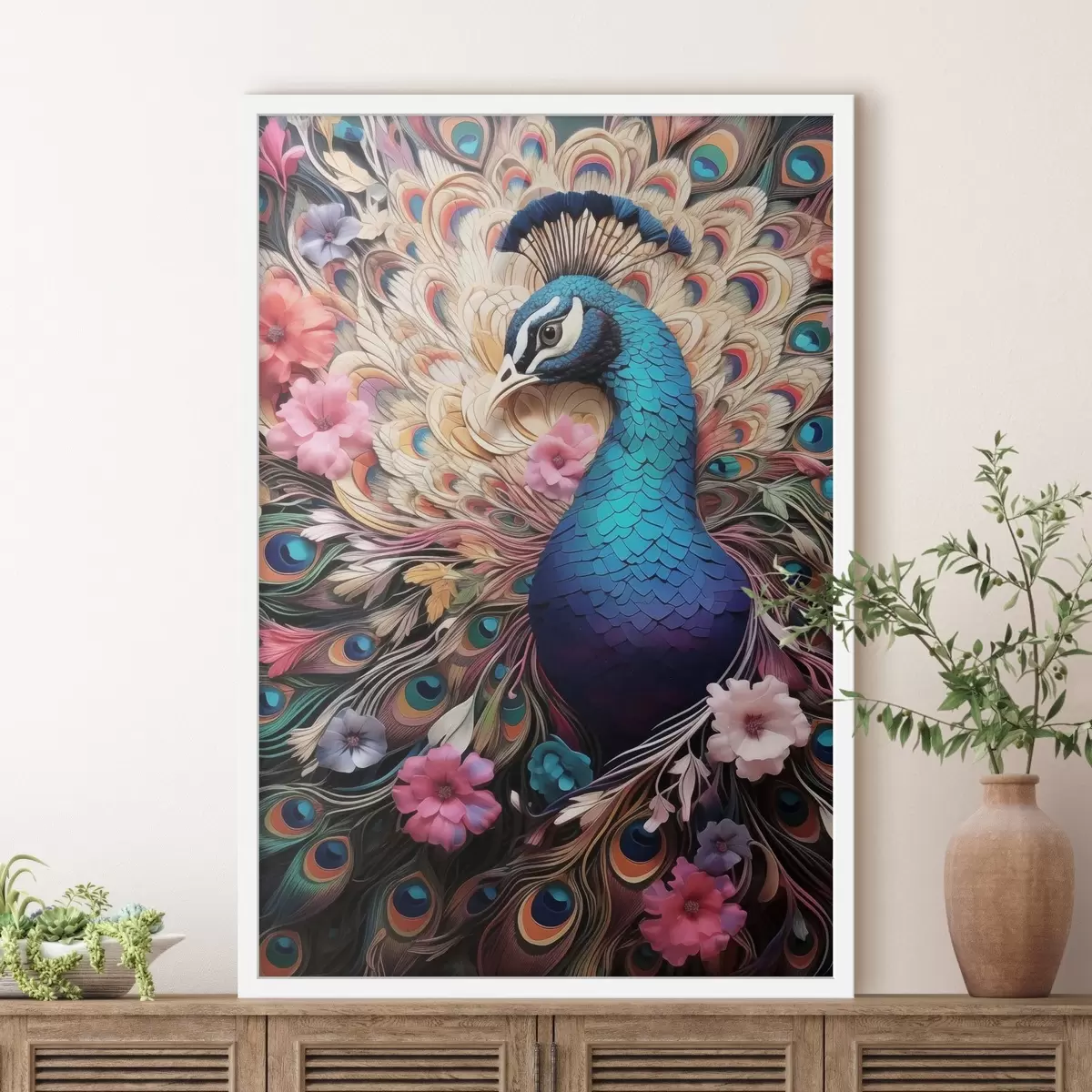 Affiche Paon f50036