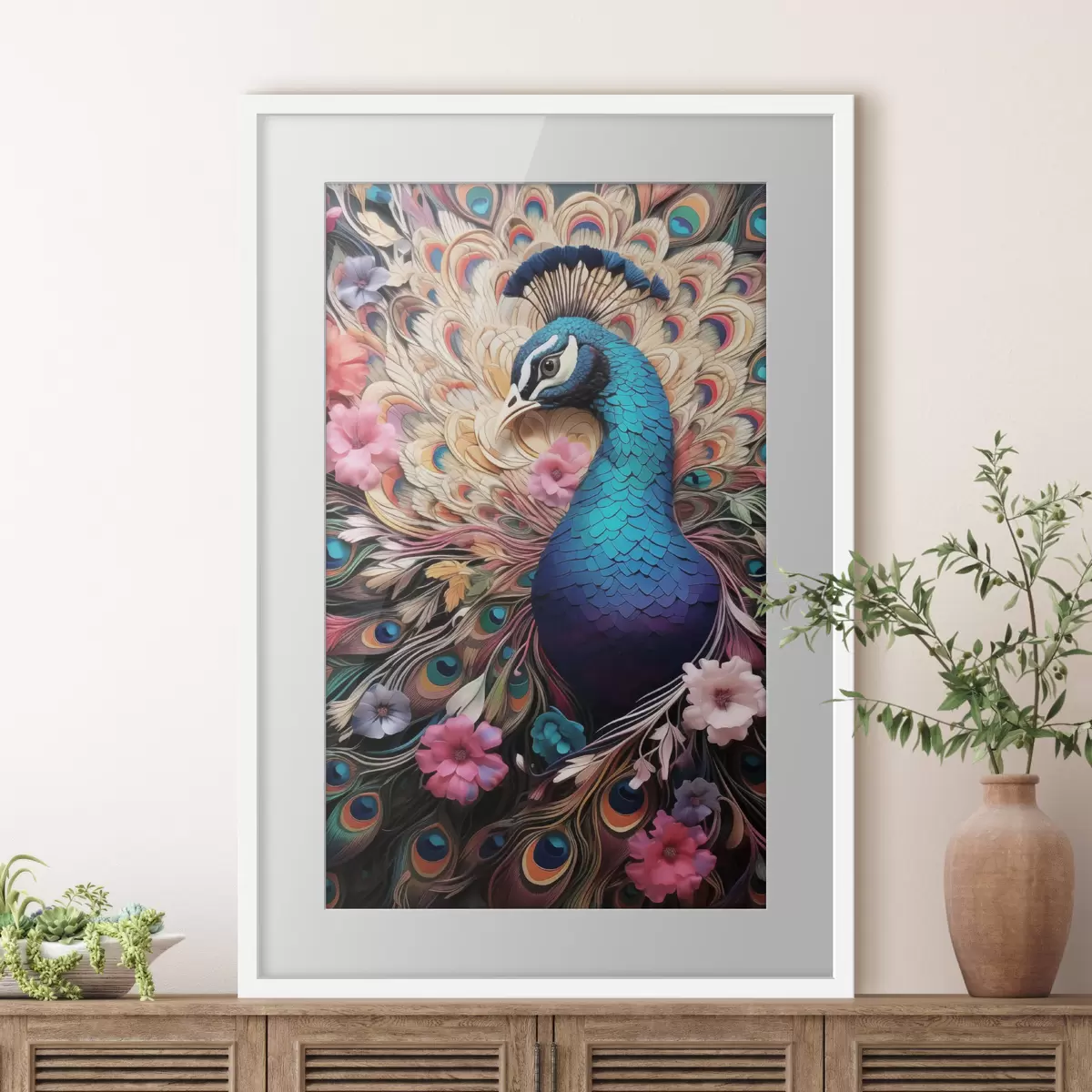 Affiche Paon f50036