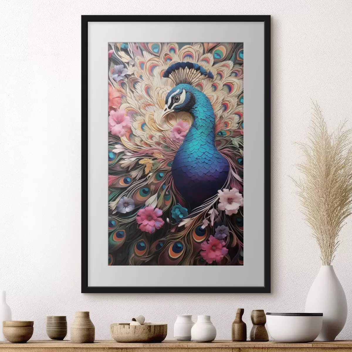 Affiche Paon f50036