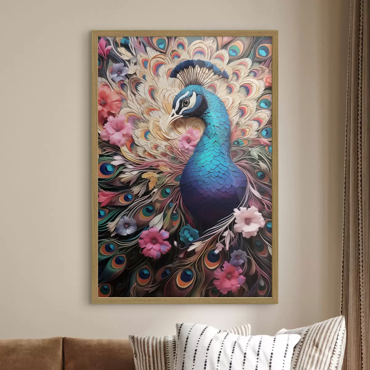 Affiche Paon f50036
