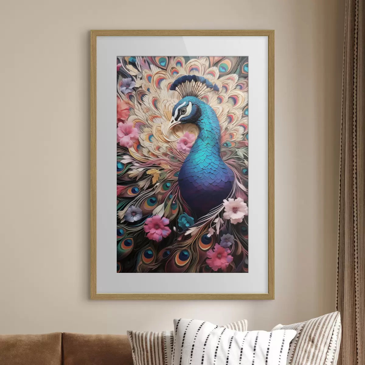 Affiche Paon f50036