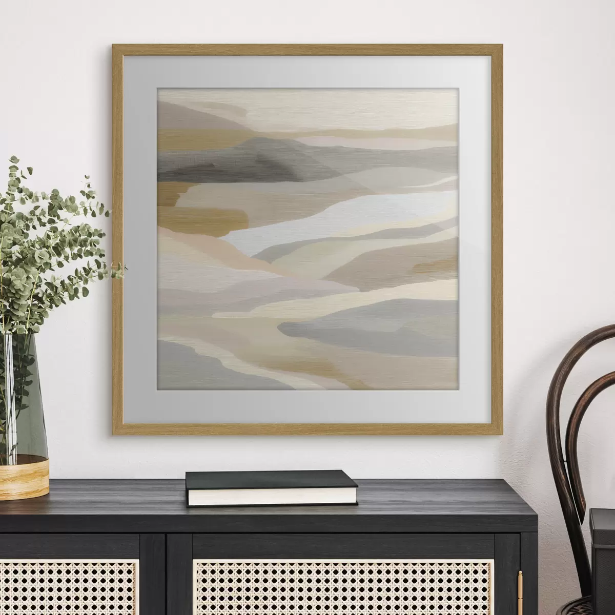 Affiche Paysage décoratif aux transitions de couleurs harmonieuses f49712