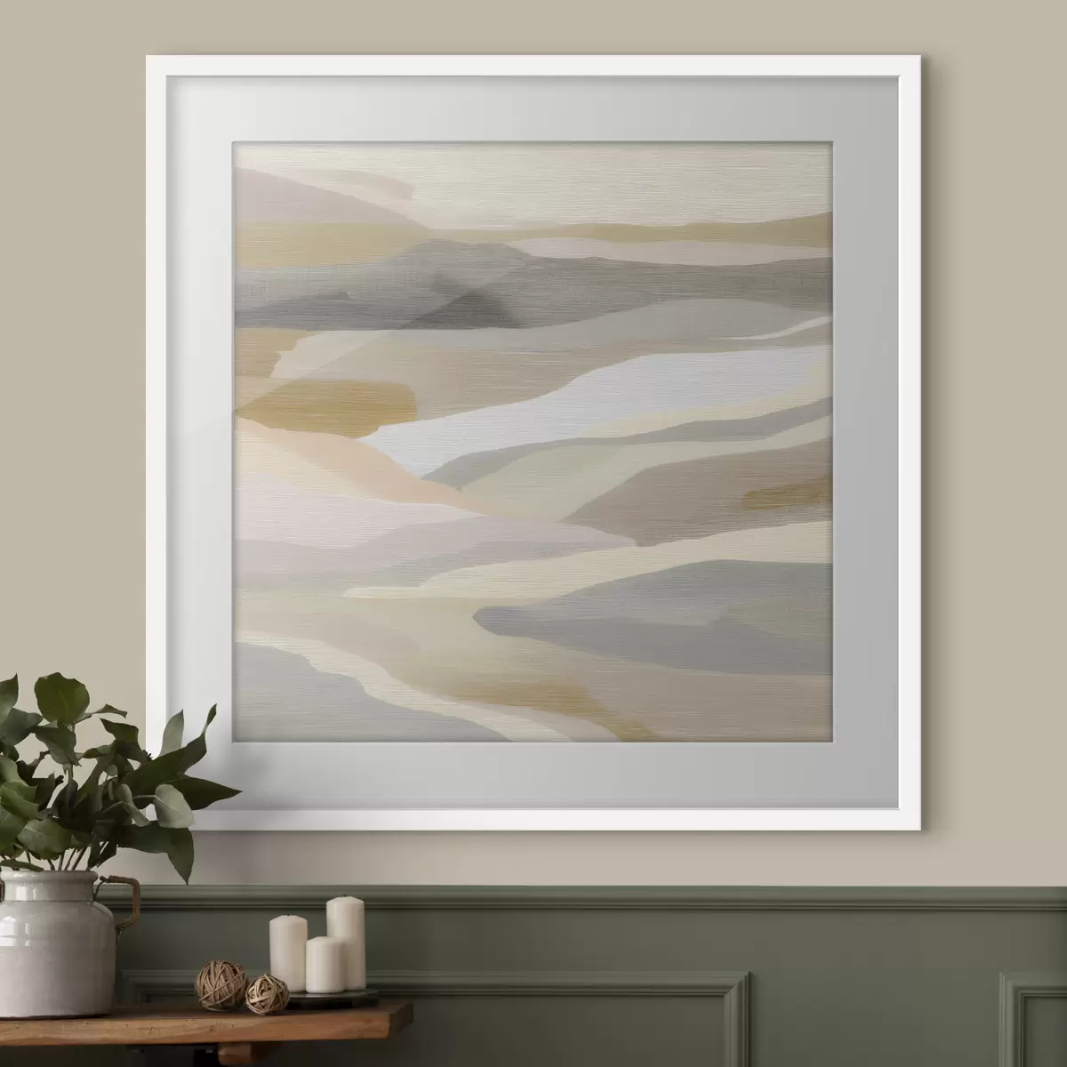 Affiche Paysage décoratif aux transitions de couleurs harmonieuses f49712