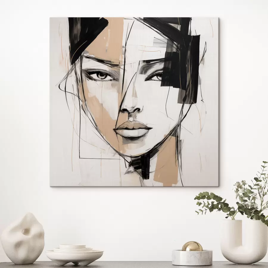  Peintures Portrait abstrait s50049