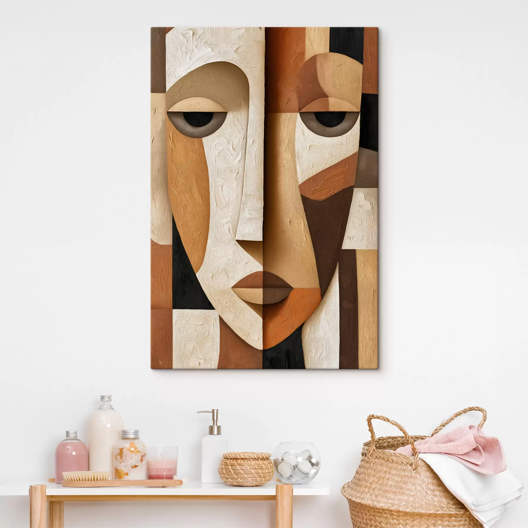  Peintures Visage abstrait s50053