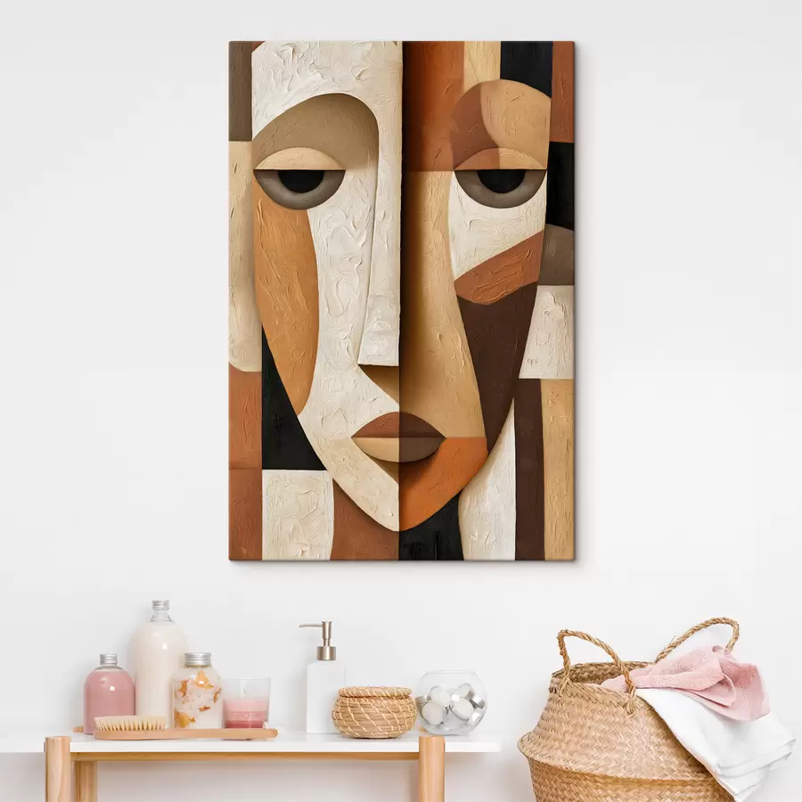  Peintures Visage abstrait s50053