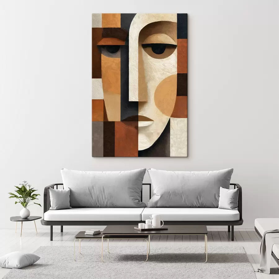  Peintures Visage abstrait s50054