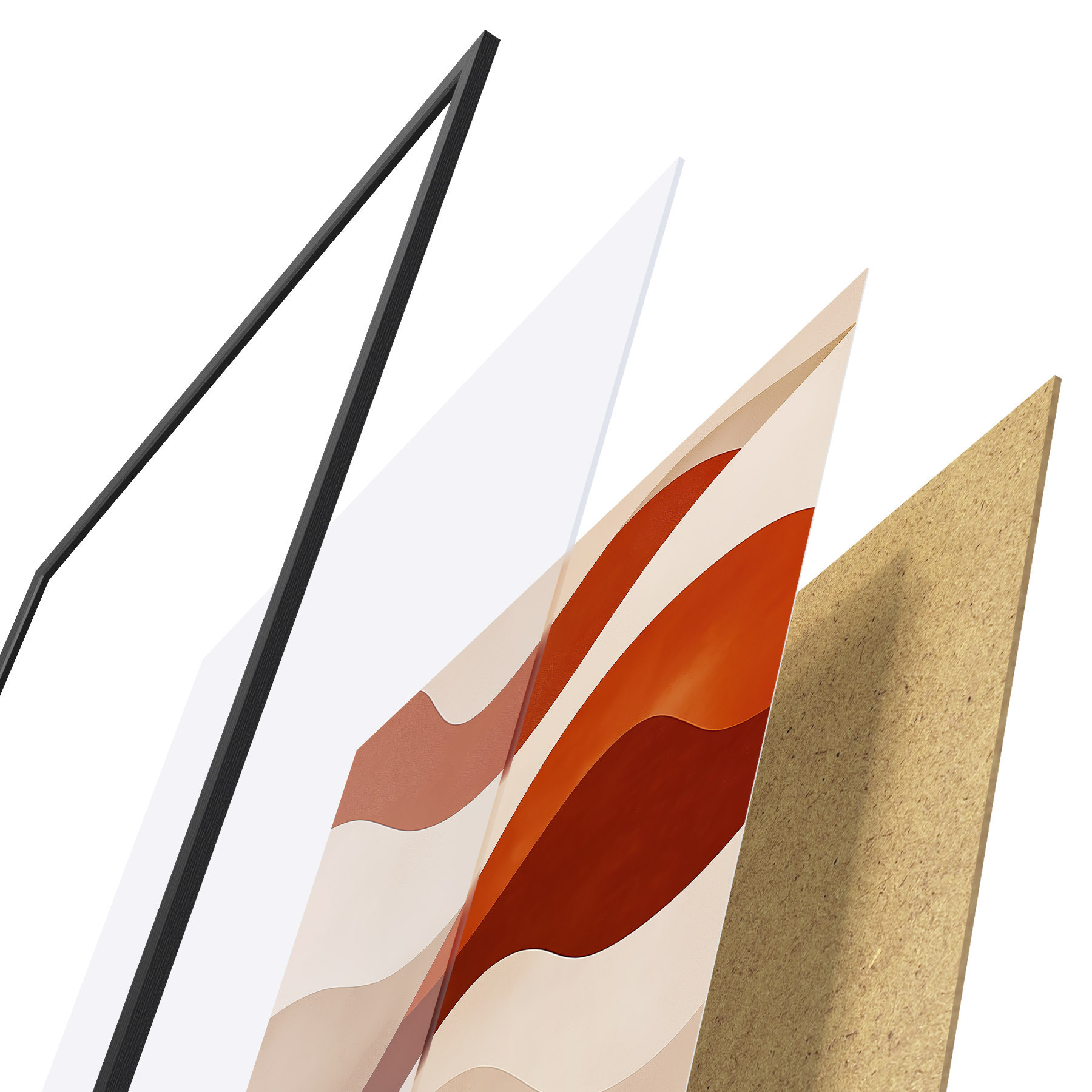 Affiche Lignes abstraites f50041