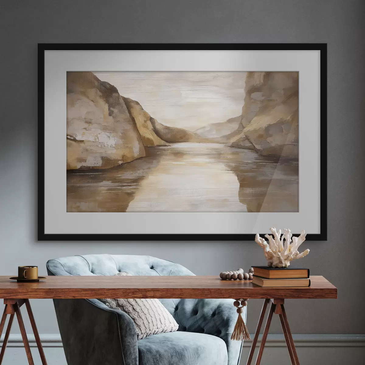Affiche Lac Rocky f50055