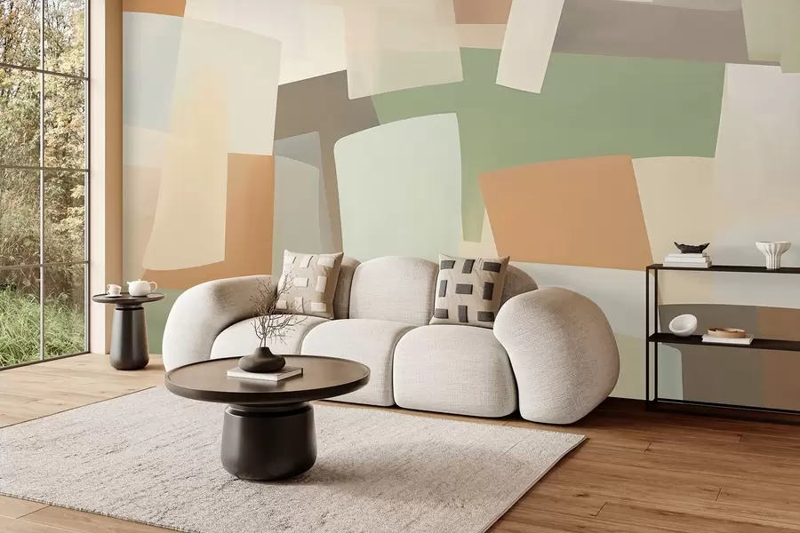 Fotobehang Geometrische abstractie w05783