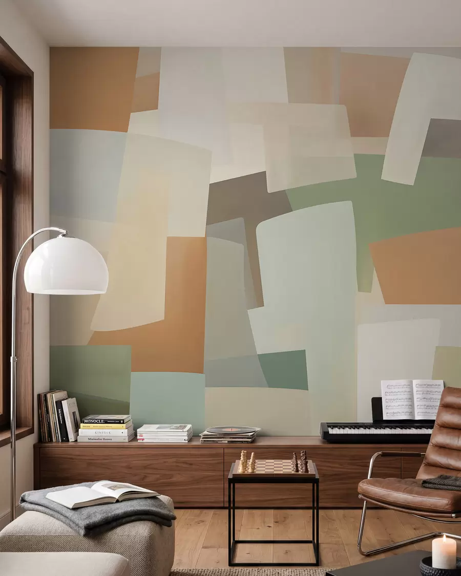 Fotobehang Geometrische abstractie w05783