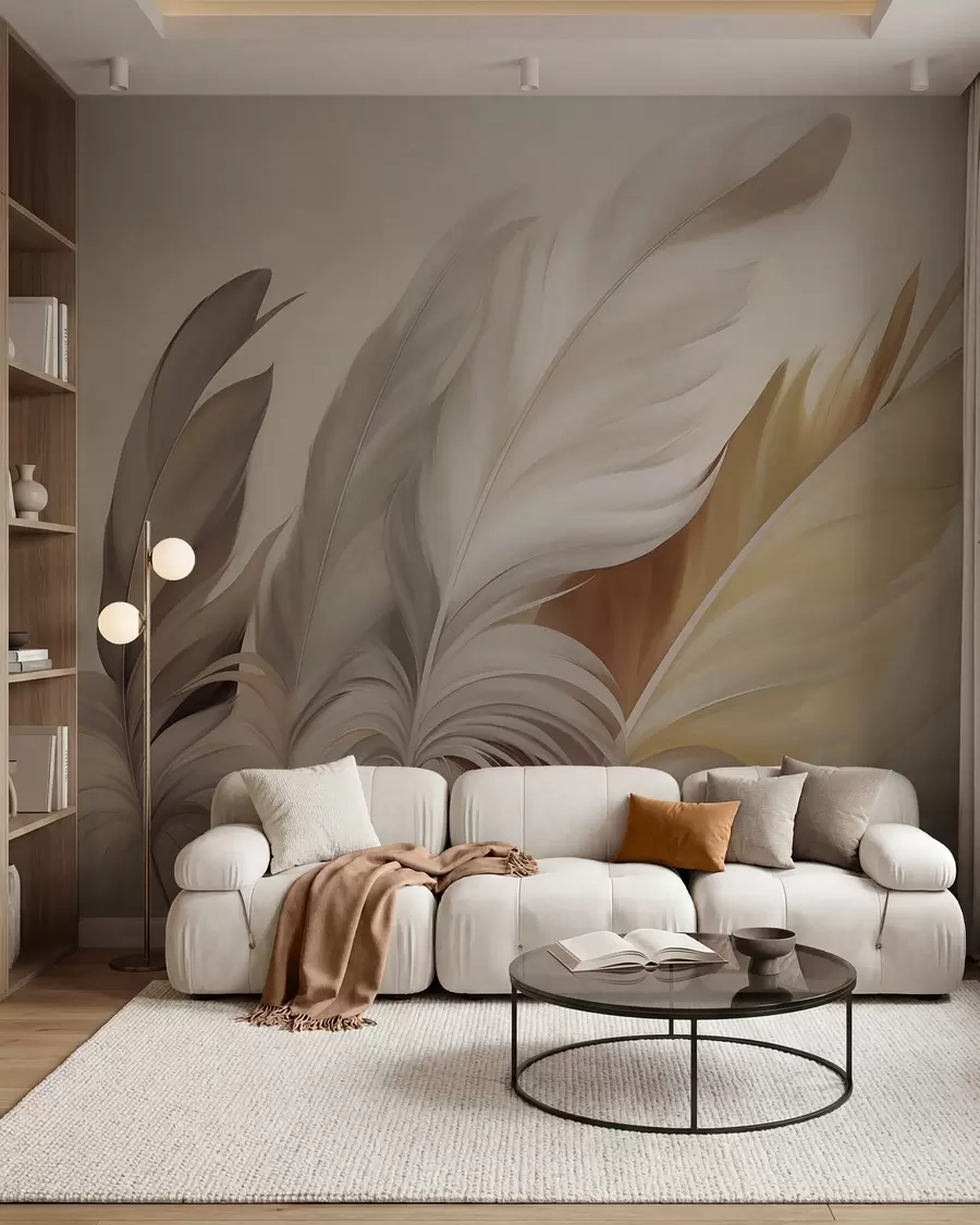 Fotobehang Abstracte veren w05789