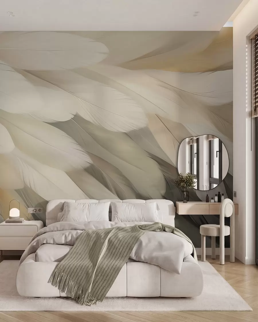 Papier peint photo Plumes w05791