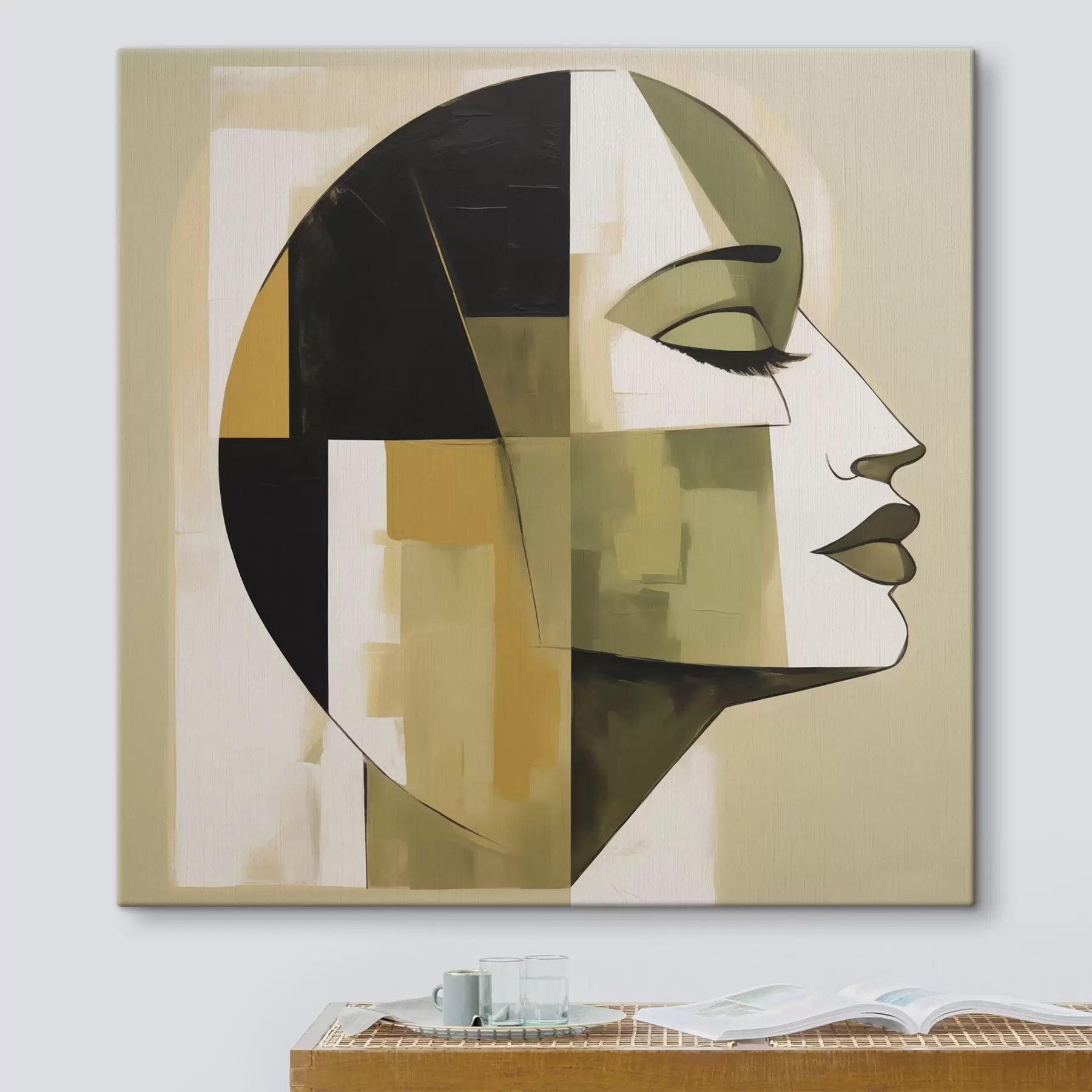  Schilderijen Abstract portret s50058