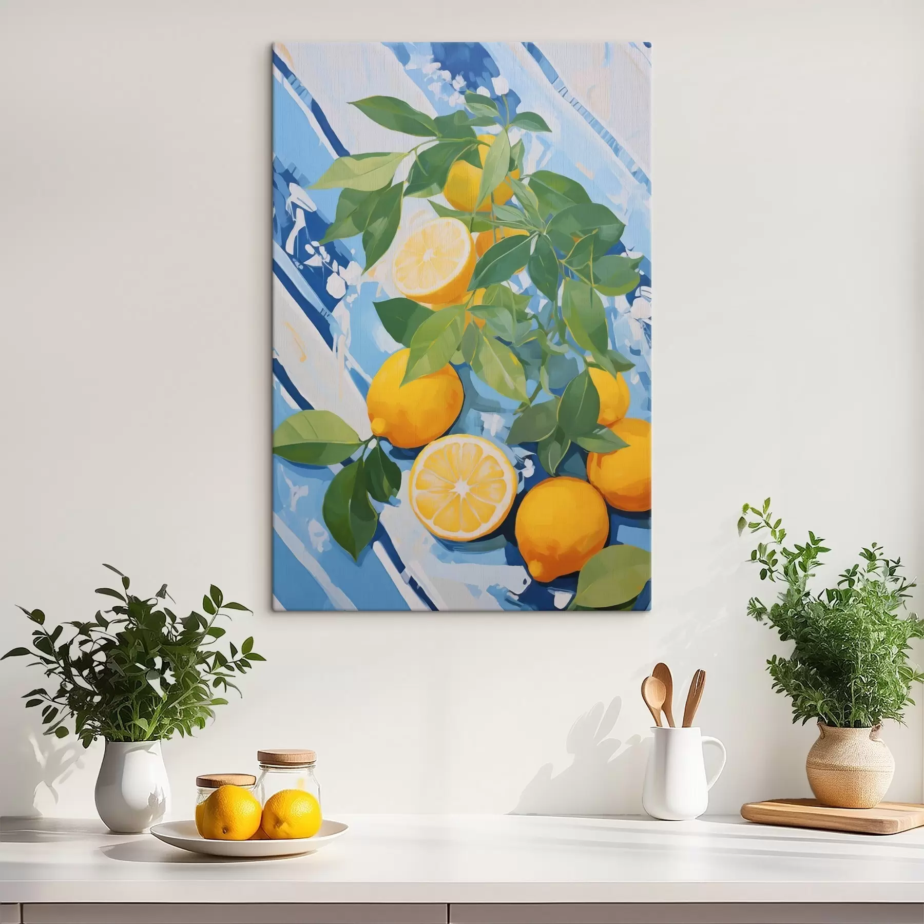  Peintures Citrons, peinture d'imitation s50066