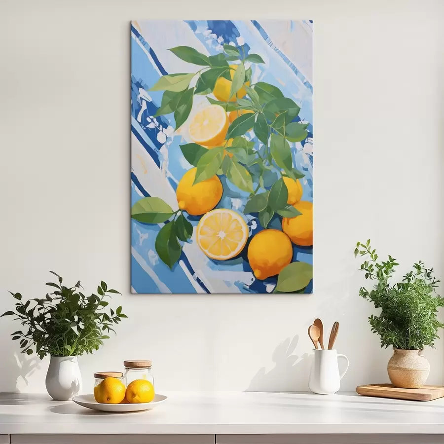  Peintures Citrons, peinture d'imitation s50066