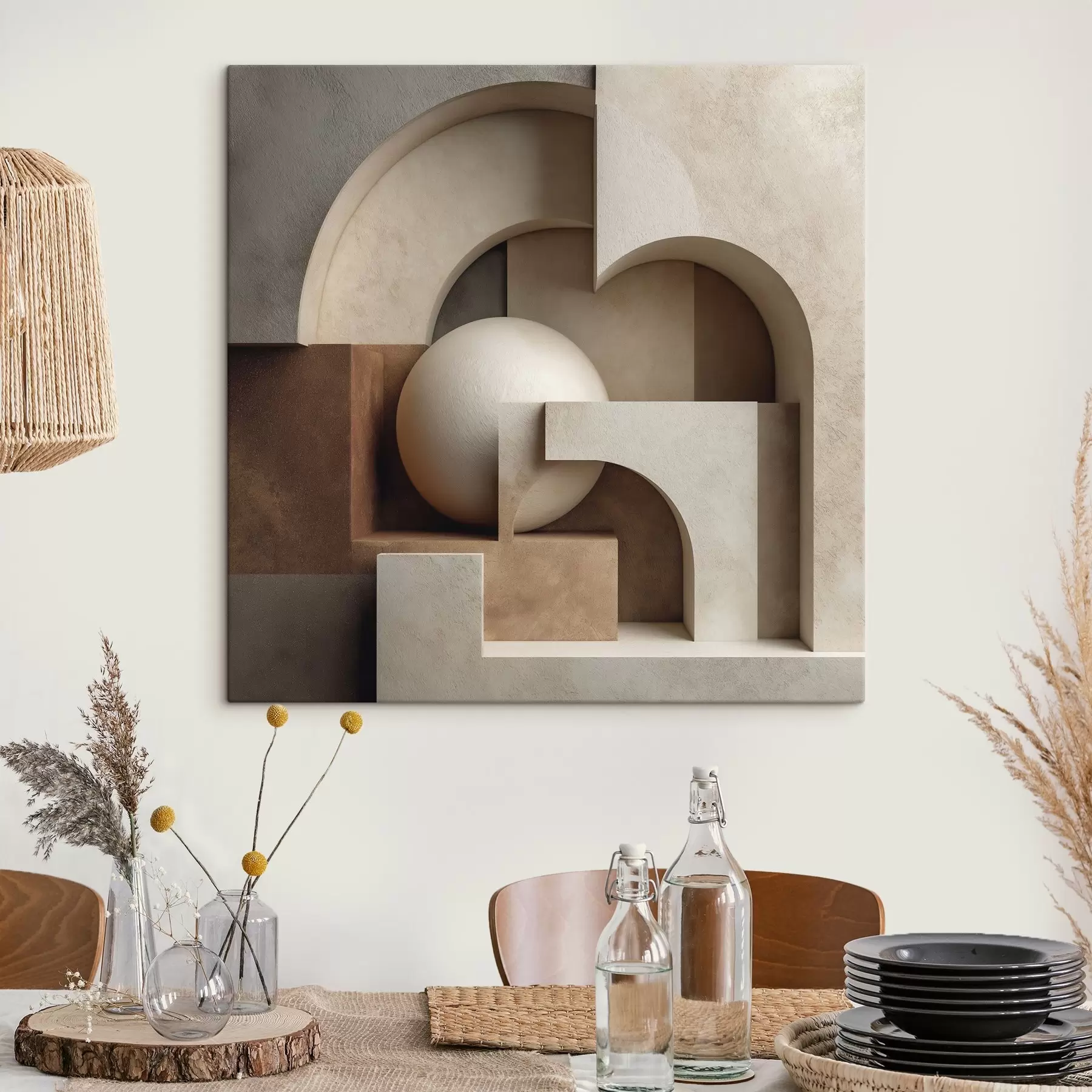  Peintures Composition abstraite plane s50067