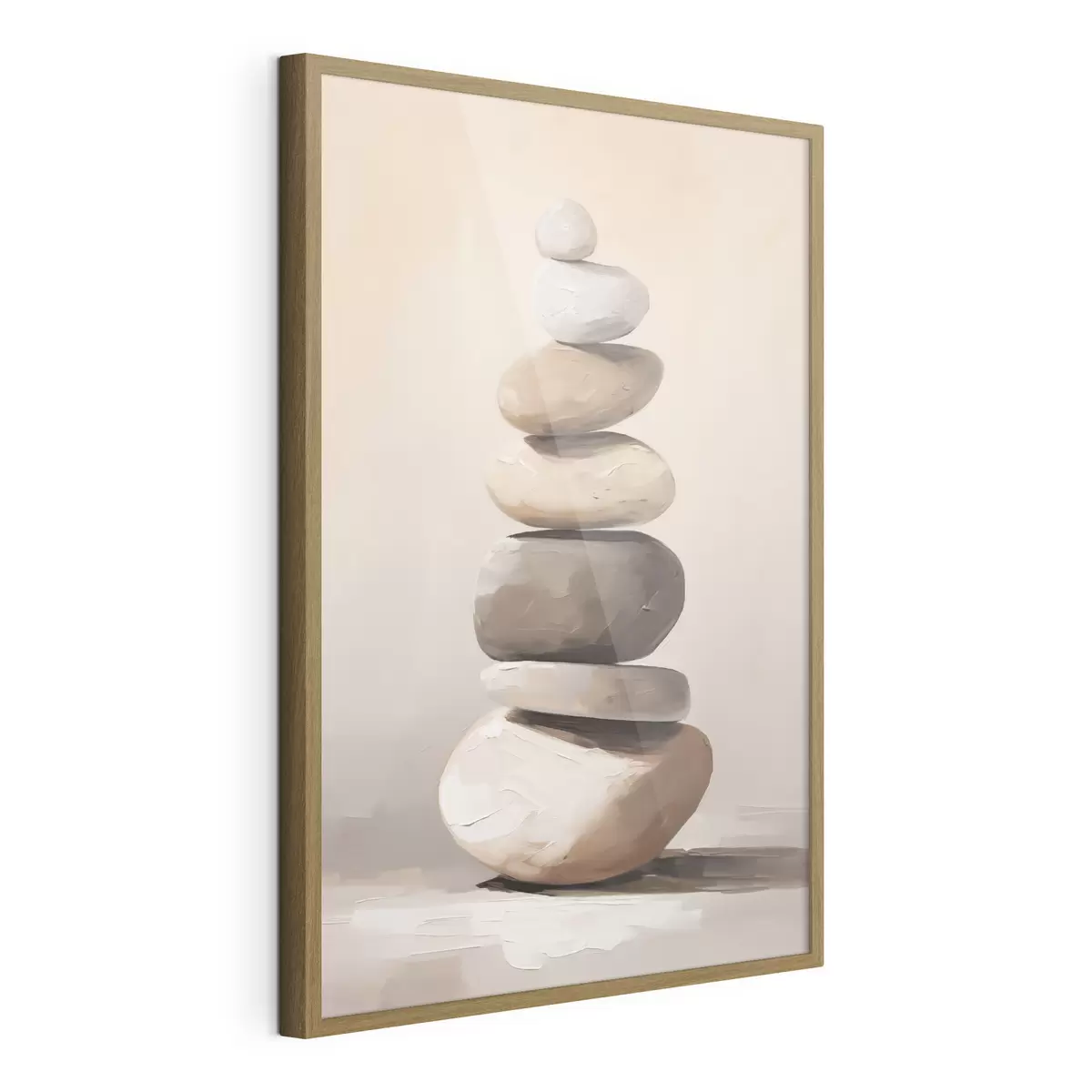 Affiche Pierres, peinture imitant la pierre f50060
