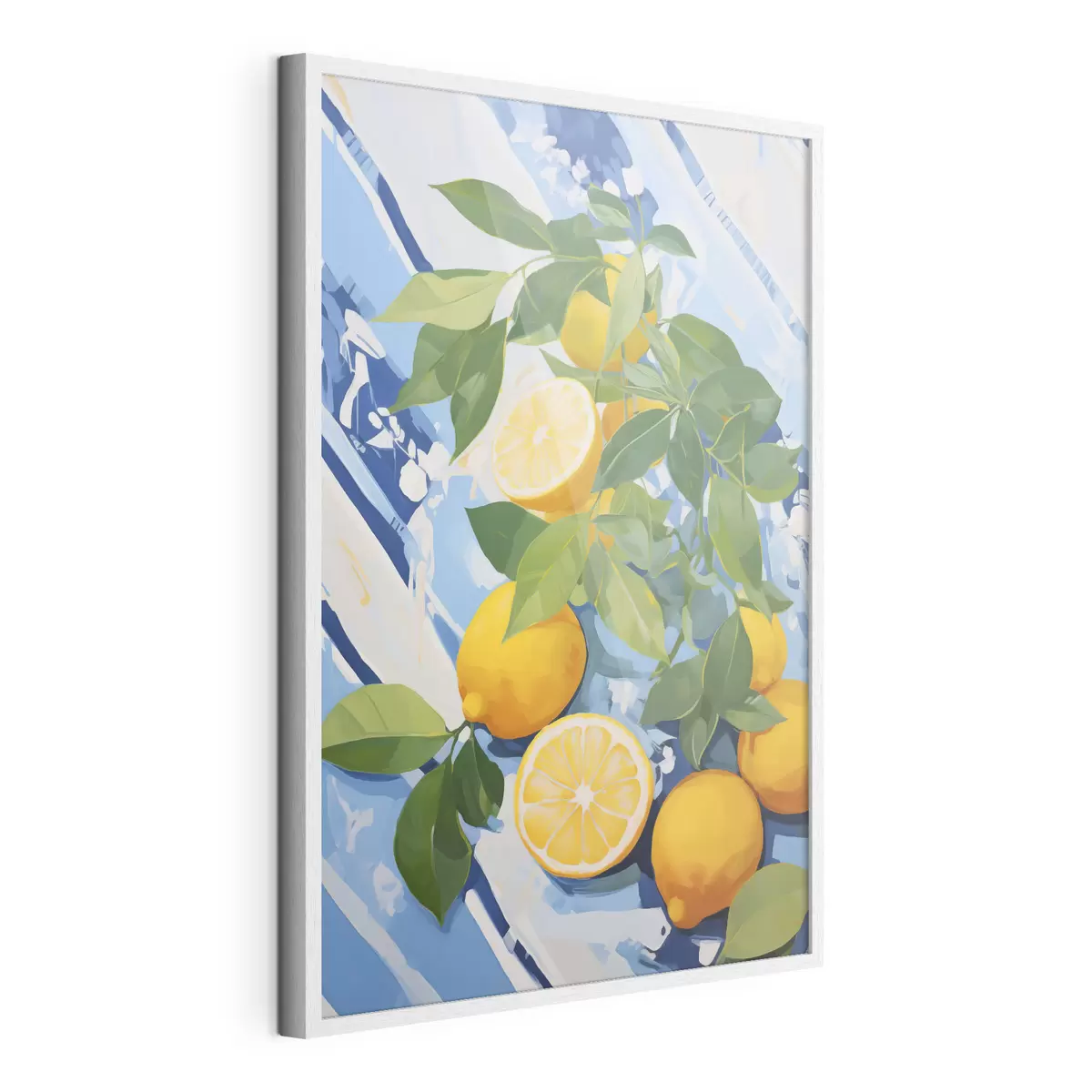 Affiche Citrons, peinture d'imitation f50066