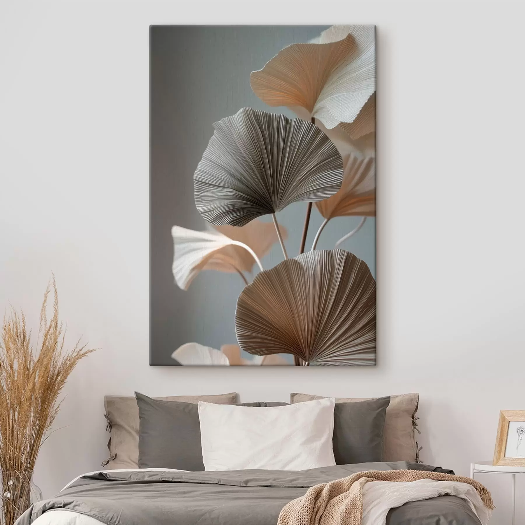  Peintures Feuilles décoratives en forme d'éventail s49971