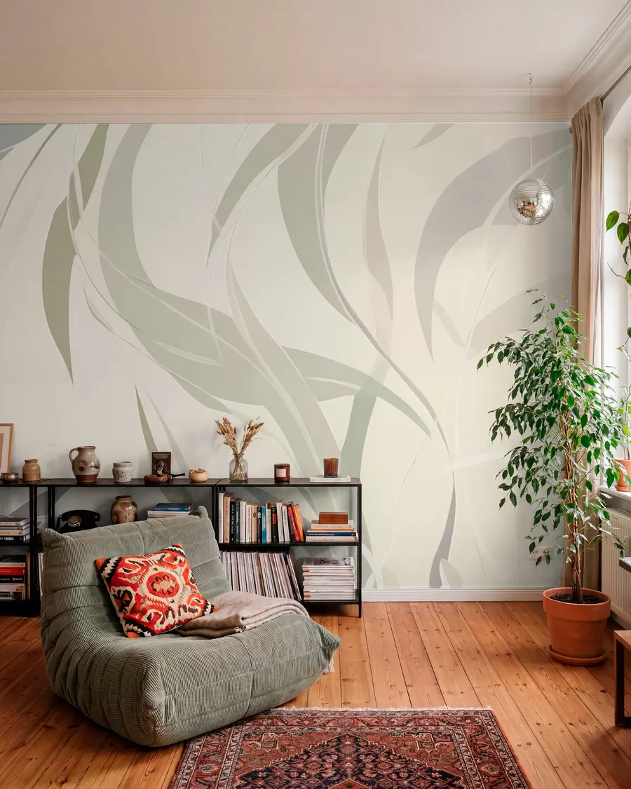 Fotobehang Eucalyptus met puntige bladeren w05799