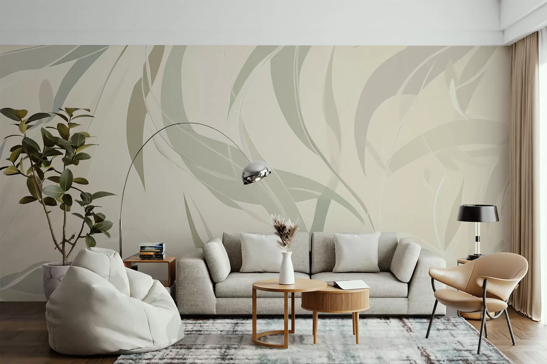 Papier peint photo Eucalyptus à feuilles pointues w05799