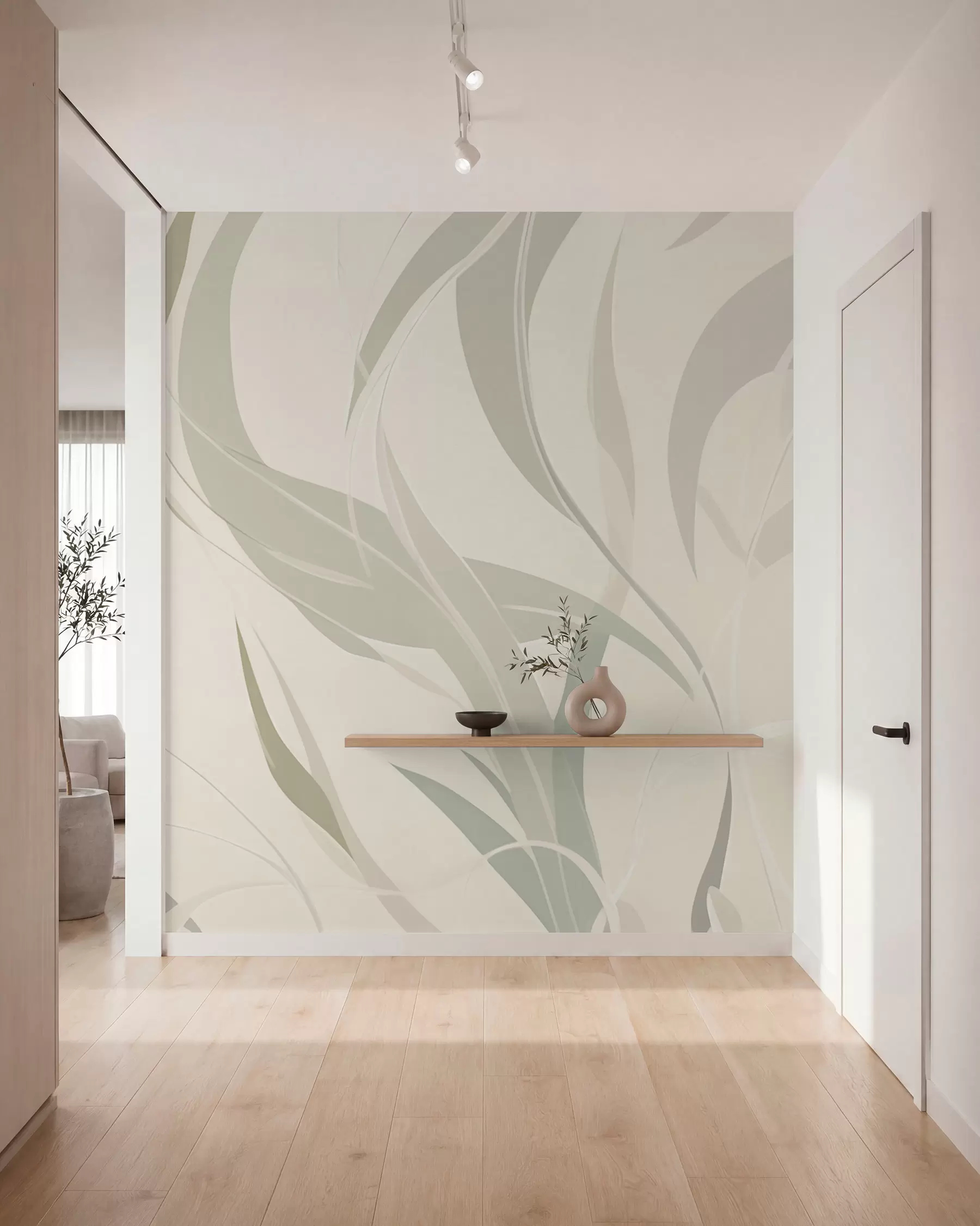 Papier peint photo Eucalyptus à feuilles pointues w05799