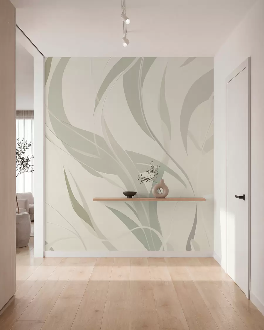 Fotobehang Eucalyptus met puntige bladeren w05799