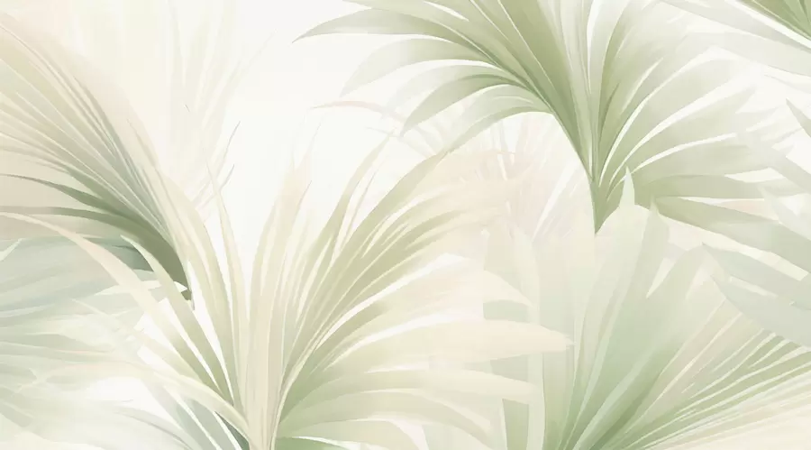 Fotobehang Palm bladeren w05801