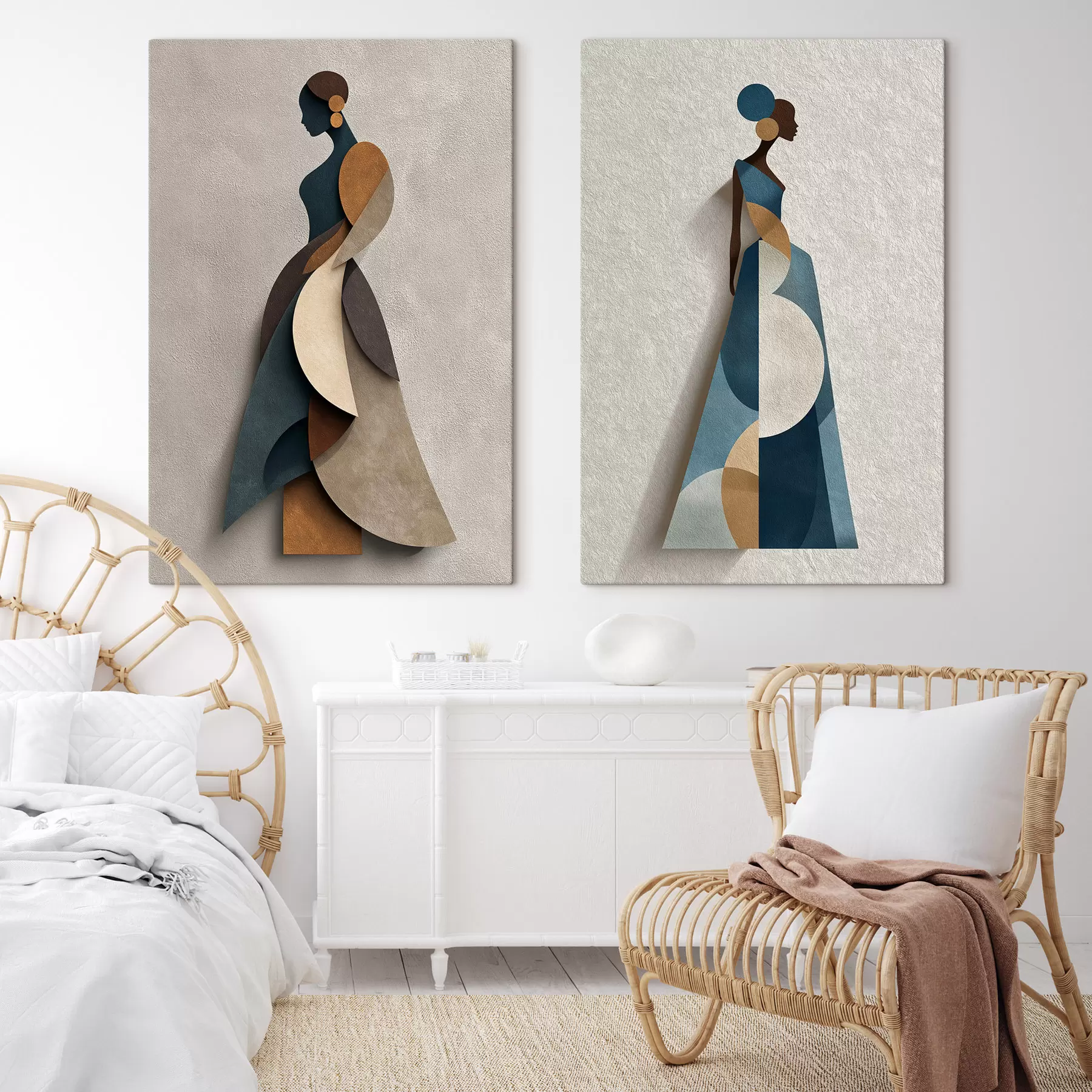  Peintures Silhouettes de mode m30797