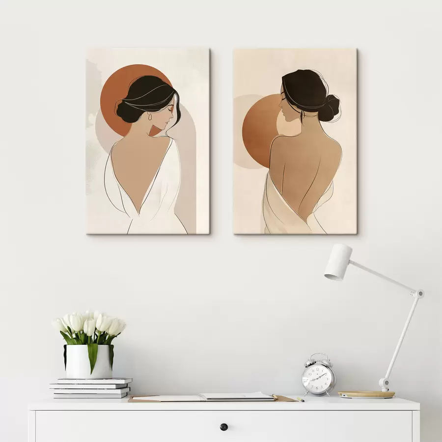  Peintures La grâce féminine m30799