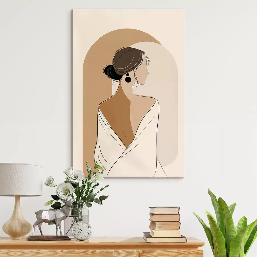  Peintures Une silhouette gracieuse s50102