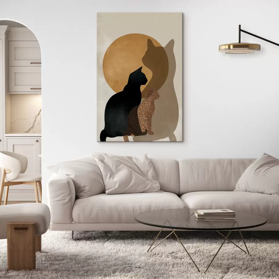  Peintures Jeu de silhouettes s50104