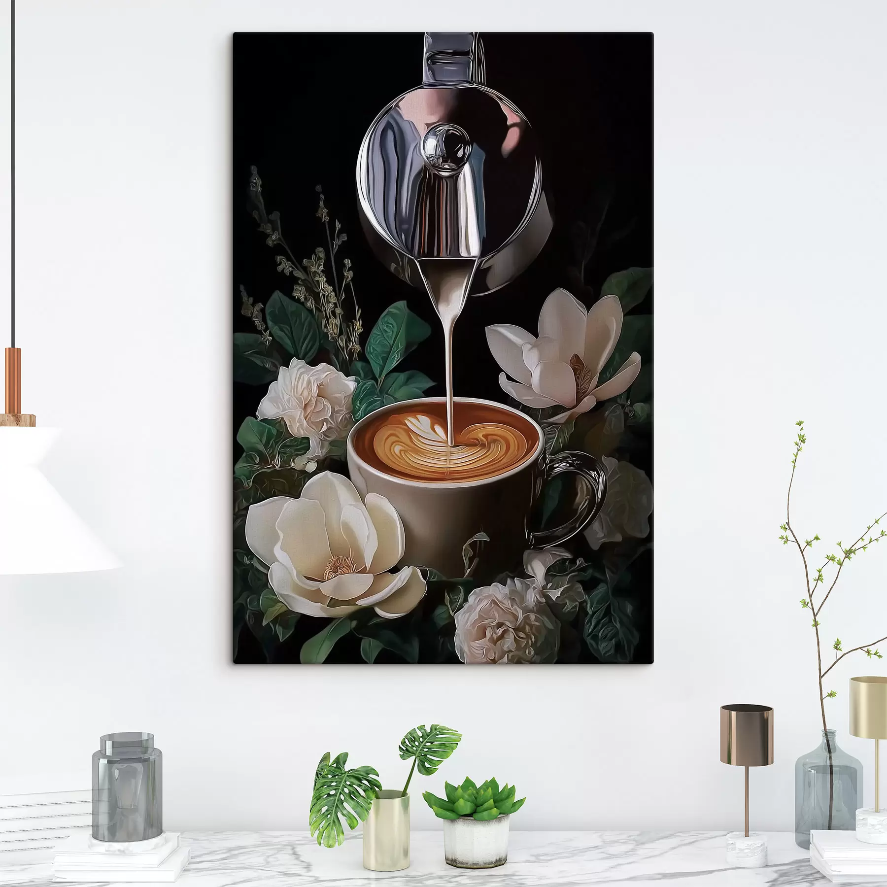  Peintures Nature morte au café s50123
