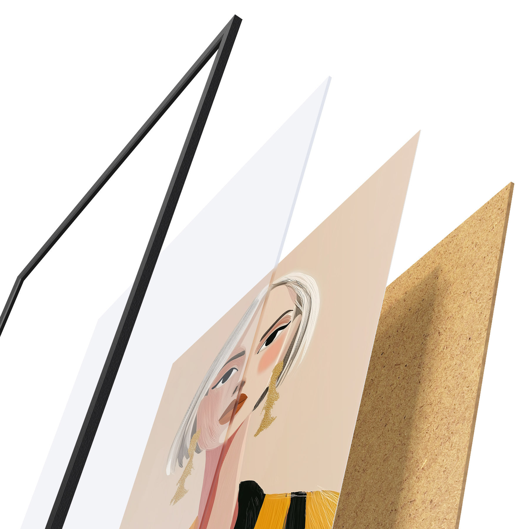 Affiche Portrait moderne f50096