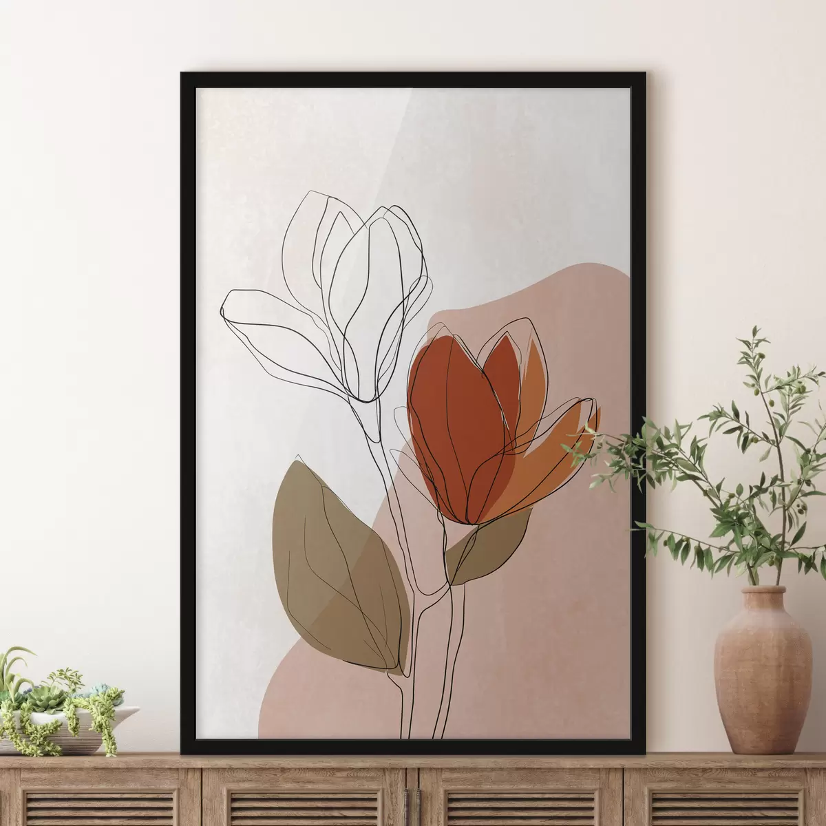 Affiche Étude botanique f50110