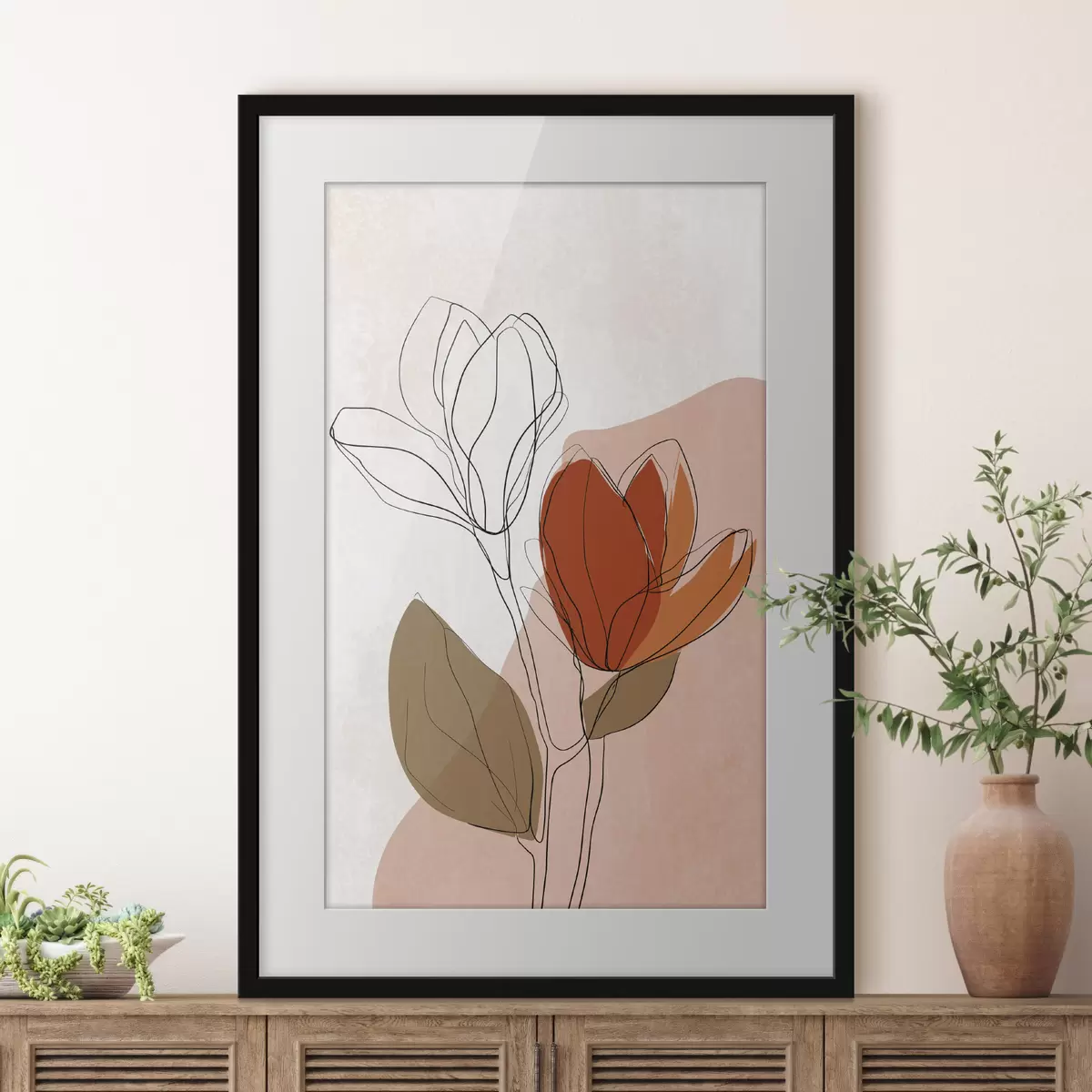 Affiche Étude botanique f50110
